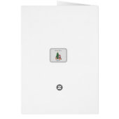 Weihnachtskarte mit individueller Weihnachtskarte (Hinten)