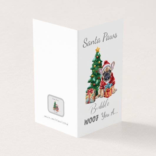 Weihnachtskarte mit individueller Weihnachtskarte (Vorderseite)