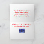 Weihnachtskarte mit Joey Feiertagskarte (Innenseite)