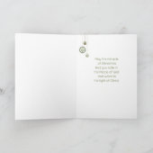 Weihnachtskarte mit Kardinalshymne Karte (Innenseite)