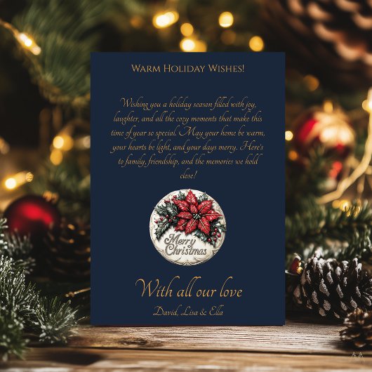 Weihnachtskarte mit Nutcracker Soldier Einladung