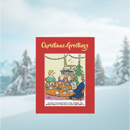 Weihnachtskarte mit QR Code für Weihnachtskrippen Feiertagskarte