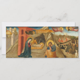Weihnachtskarte mit religiösem Thema Feiertagskarte