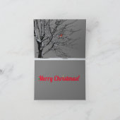 Weihnachtskarte mit Sandhill-Kranen Feiertagskarte (Innenseite)