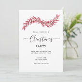 Weihnachtskarte mit schönem Weihnachten Einladung (Stehend Vorderseite)