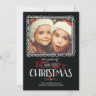 Weihnachtskarte mit skurrilem Charme Feiertagskarte