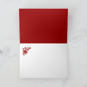 Weihnachtskarte mit Text Feiertagskarte (Innenseite)