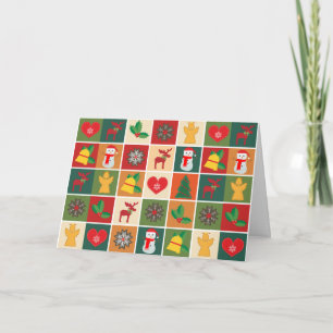 Weihnachtskarte mit Text Karte