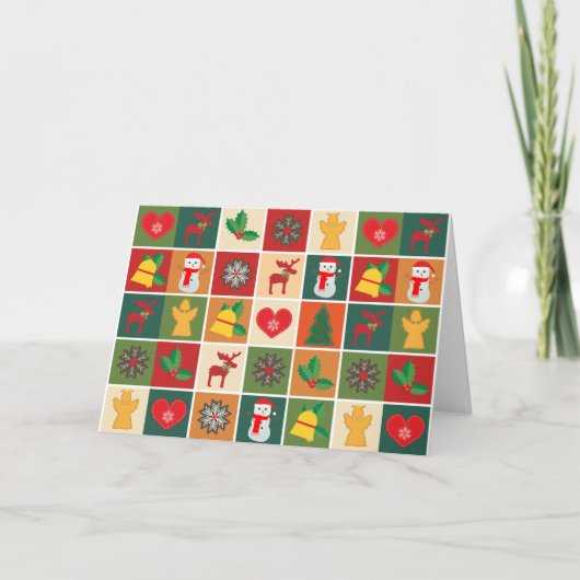 Weihnachtskarte mit Text Karte (Vorderseite)