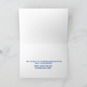 Weihnachtskarte mit Tule elk Karte (Innenseite)