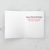 Weihnachtskarte mit - Vegetarische Zombies Karte (Innenseite)