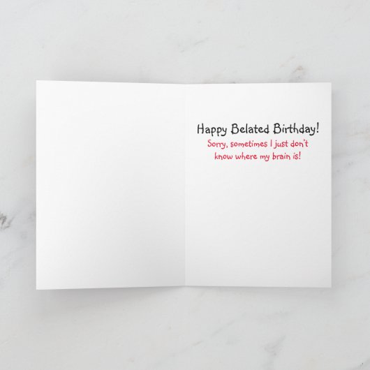 Weihnachtskarte mit - Vegetarische Zombies Karte (Innenseite)