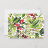 Weihnachtskarte mit vielen Fotos Einladung (Rückseite)