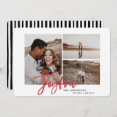 Weihnachtskarte mit vielen Fotos Feiertagskarte (Vorne/Hinten)