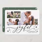 Weihnachtskarte mit vielen Fotos Feiertagskarte (Vorne/Hinten)