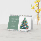 Weihnachtskarte mit Wärme Karte (Gelbe Blume)