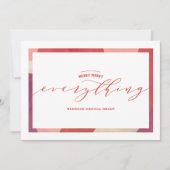 Weihnachtskarte mit Wirbelrand Feiertagskarte (Vorderseite)