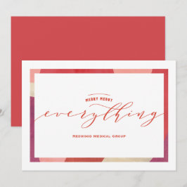 Weihnachtskarte mit Wirbelrand Feiertagskarte