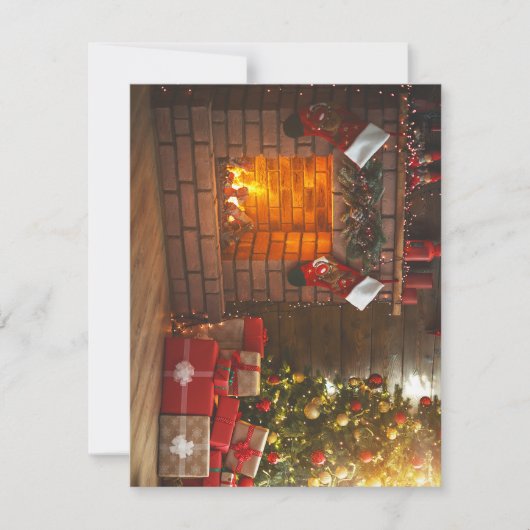 Weihnachtskarte Mitteilungskarte (Vorderseite)