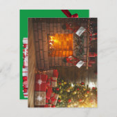 Weihnachtskarte Mitteilungskarte (Vorne/Hinten)