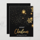 Weihnachtskarte Mitteilungskarte (Vorne/Hinten)