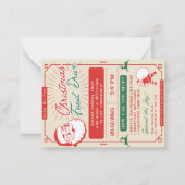 Weihnachtskarte Mitteilungskarte (Vorderseite)