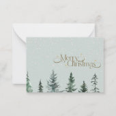 Weihnachtskarte Mitteilungskarte (Vorderseite)