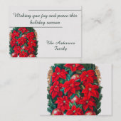 Weihnachtskarte Mitteilungskarte (Vorne/Hinten)