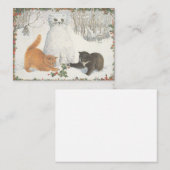 Weihnachtskarte Mitteilungskarte (Vorne/Hinten)