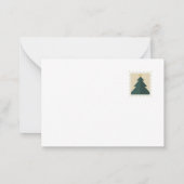 Weihnachtskarte Mitteilungskarte (Rückseite)