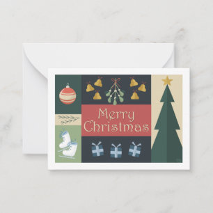 Weihnachtskarte Mitteilungskarte