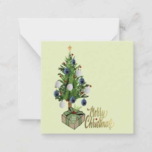 Weihnachtskarte Mitteilungskarte (Vorderseite)