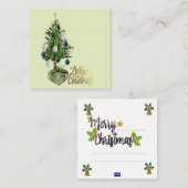 Weihnachtskarte Mitteilungskarte (Vorne/Hinten)