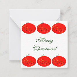 Weihnachtskarte Mitteilungskarte