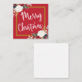 Weihnachtskarte Mitteilungskarte (Vorne/Hinten)