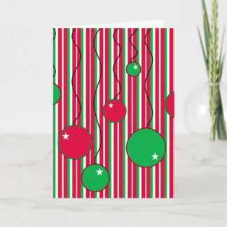 Weihnachtskarte: Moderner Pizazz Feiertagskarte