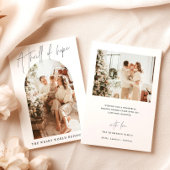 Weihnachtskarte | Moderner Urlaub, ein Thrill der  Einladung