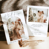 Weihnachtskarte | Moderner Urlaub, ein Thrill der  Einladung