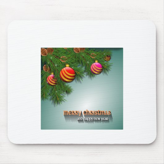 Weihnachtskarte Mousepad (Vorne)