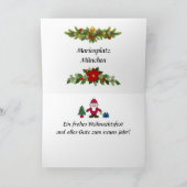 Weihnachtskarte - München, Deutschland Feiertagskarte (Innenseite)