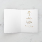 Weihnachtskarte Mutter und Kind (Innenseite)