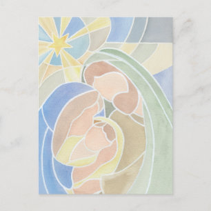 Weihnachtskarte Nativfarbe Postkarte