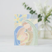 Weihnachtskarte Nativfarbe Postkarte (Stehend Vorderseite)