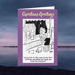 Weihnachtskarte Nativplay Cartoon Weihnachtskarte Feiertagskarte