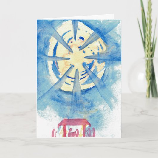 Weihnachtskarte Nativstar Karte (Vorderseite)