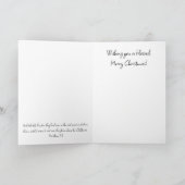 Weihnachtskarte Nativstar Karte (Innenseite)