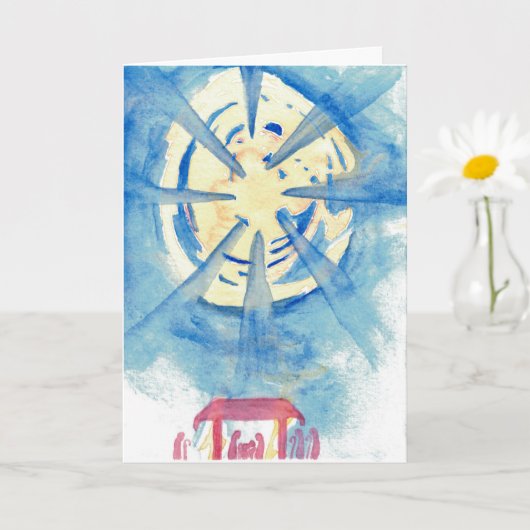 Weihnachtskarte Nativstar Karte (Kleine Pflanze)