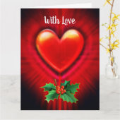 Weihnachtskarte - Neue Nachricht Karte (Gelbe Blume)