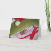 Weihnachtskarte: Nicht einmal eine Maus Feiertagskarte (Rückseite)