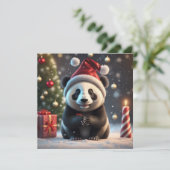 Weihnachtskarte niedlich feiertagskarte (Stehend Vorderseite)
